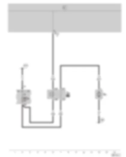 Wiring Diagram  SKODA OCTAVIA II 2008 - Headlight washer system - fuse holder