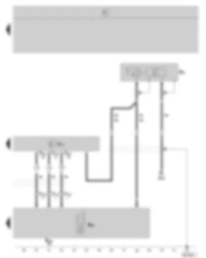 Wiring Diagram  SKODA OCTAVIA II 2008 - Mobile telephone operating electronics control unit (interface box) - mobile telephone - aerial