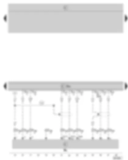 Wiring Diagram  SKODA OCTAVIA II 2008 - Radio navigation system control unit - CD changer