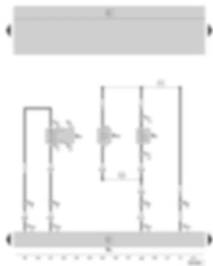 Wiring Diagram  SKODA OCTAVIA II 2008 - Amplifier - rear left loudspeaker