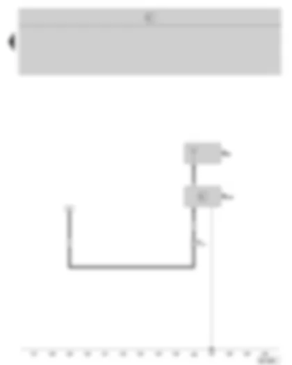 Wiring Diagram  SKODA OCTAVIA II 2008 - Radio aerial 2 - aerial module - (optional equipment for Combi vehicles)