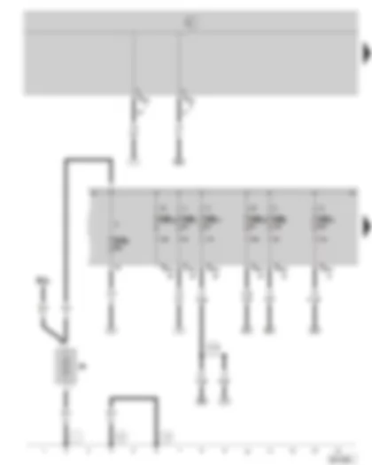 Wiring Diagram  SKODA OCTAVIA II 2008 - Battery - E-Box - (valid for 2.0 ltr./147 kW)