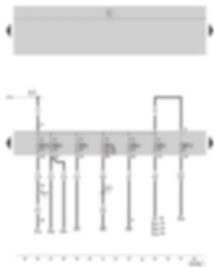 Wiring Diagram  SKODA OCTAVIA II 2008 - Fuse holder