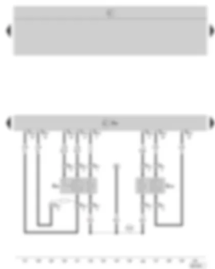 Wiring Diagram  SKODA OCTAVIA II 2008 - Simos control unit - lambda probe - lambda probe after catalytic converter