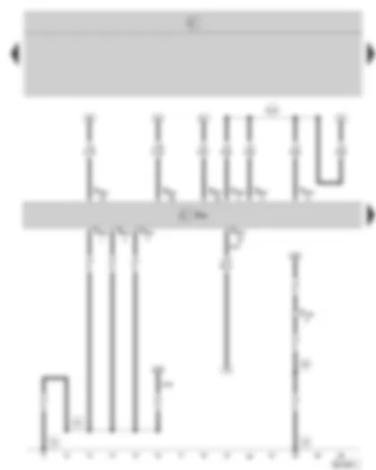 Wiring Diagram  SKODA OCTAVIA II 2008 - Motronic control unit
