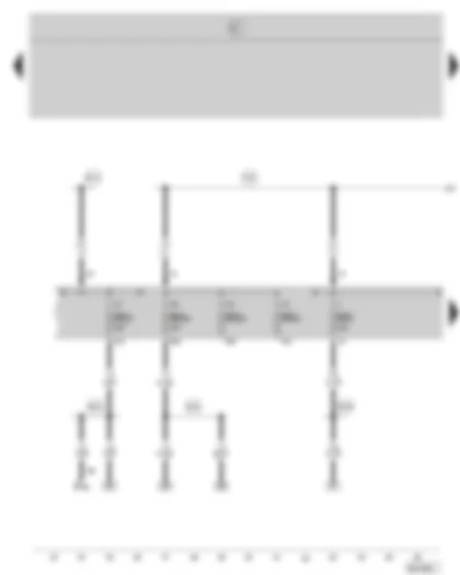 Wiring Diagram  SKODA OCTAVIA II 2008 - Fuse holder