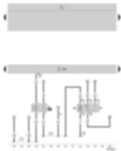 Wiring Diagram  SKODA OCTAVIA II 2008 - Diesel direct injection system control unit - fuel gauge sender - fuel pump - fuel pump relay