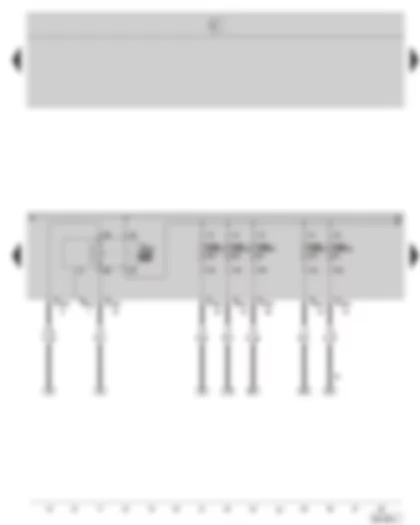 Wiring Diagram  SKODA OCTAVIA II 2008 - Diesel direct injection system relay - E box