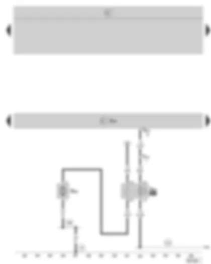 Wiring Diagram  SKODA OCTAVIA II 2008 - Diesel direct injection system control unit - additional fuel pump - additional fuel pump relay
