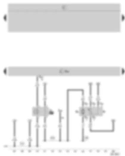 Wiring Diagram  SKODA OCTAVIA II 2008 - Diesel direct injection system control unit - fuel gauge sender - fuel pump - fuel pump relay