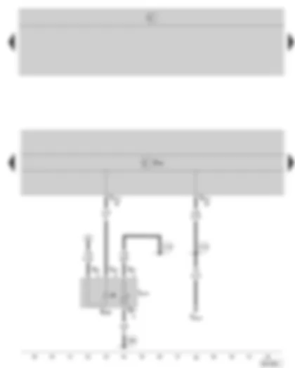 Wiring Diagram  SKODA OCTAVIA II 2008 - ABS control unit with EDL and TCS/ESP - TCS/ESP button