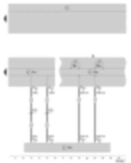 Wiring Diagram  SKODA OCTAVIA II 2008 - ABS control unit with EDL and TCS/ESP - data bus diagnostic interface - dash panel insert