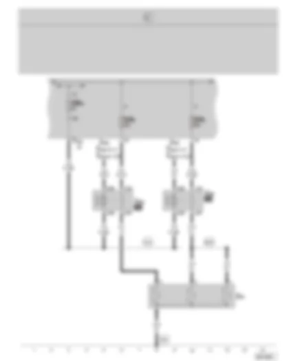 Wiring Diagram  SKODA OCTAVIA II 2008 - Additional heater (PTC)