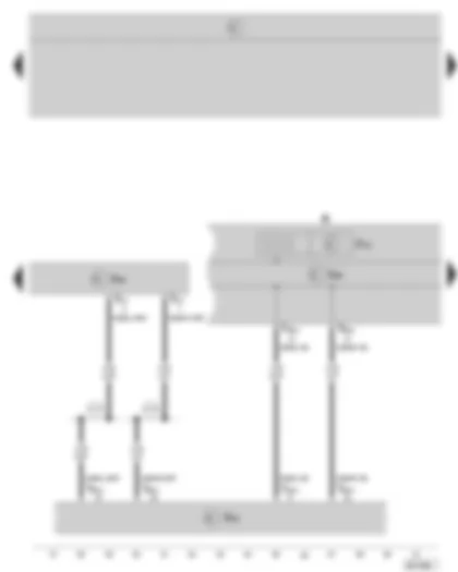 Wiring Diagram  SKODA OCTAVIA II 2008 - Additional heater control unit - data bus diagnostic interface - dash panel insert