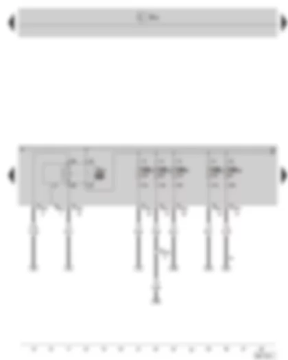Wiring Diagram  SKODA OCTAVIA II 2012 - Electric drive main relay - E box