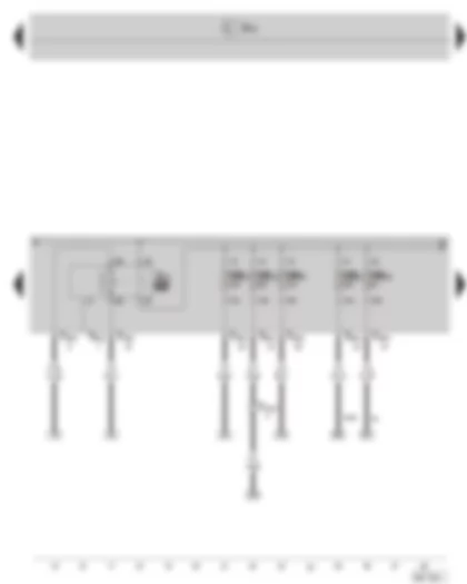 Wiring Diagram  SKODA OCTAVIA II 2010 - Motronic current supply relay - E box