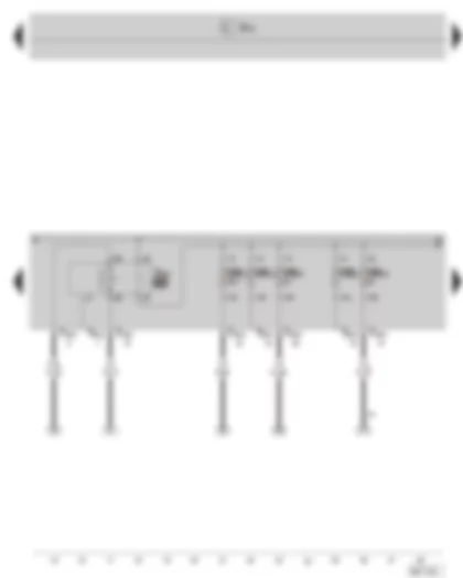 Wiring Diagram  SKODA OCTAVIA II 2012 - Diesel direct injection system relay - E box