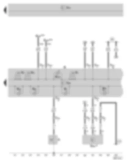 Электросхемa  SKODA OCTAVIA II 2010 - панель приборов - сигнализаторы - указатель запаса топлива - тахометр - спидометр - выключaтeль-дaтчик пaдeния дaвлeния мacлa - датчик уровня/ температуры масла