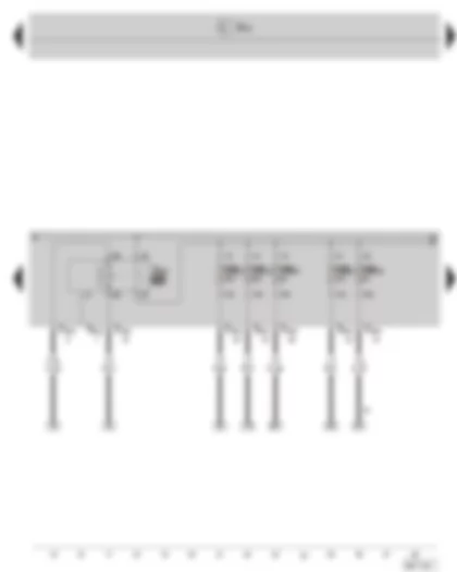 Wiring Diagram  SKODA OCTAVIA II 2012 - Diesel direct injection system relay - E box