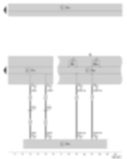 Wiring Diagram  SKODA OCTAVIA II 2010 - ABS control unit with EDL and TCS/ESP - data bus diagnostic interface - dash panel insert