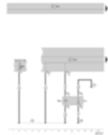 Wiring Diagram  SKODA OCTAVIA II 2013 - ABS control unit with EDL and TCS/ESP - tyre pressure monitor button - fuse holder