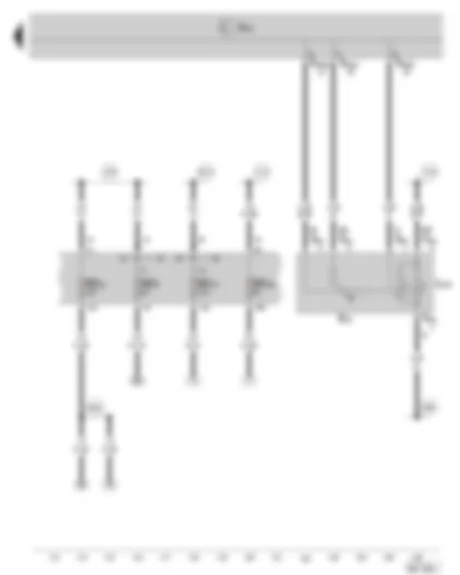 Wiring Diagram  SKODA OCTAVIA II 2009 - Illumination regulator - switches and instruments - fuse holder