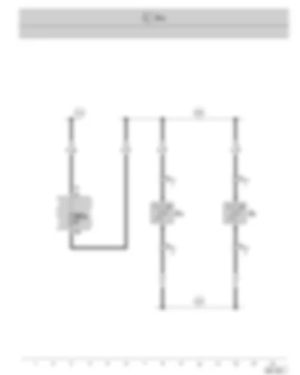 Wiring Diagram  SKODA OCTAVIA II 2010 - heated washer nozzles - fuse holder