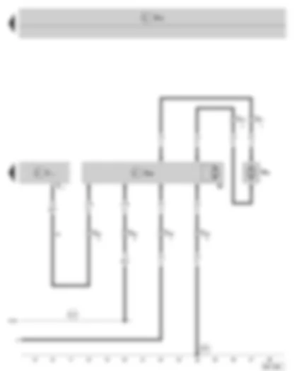 Wiring Diagram  SKODA OCTAVIA II 2012 - Radiator fan - radiator fan control unit - engine control unit