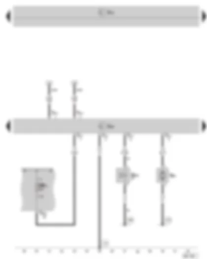 Wiring Diagram  SKODA OCTAVIA II 2010 - Additional heater control unit - heater coolant shut-off valve - metering pump - E-Box