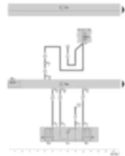 Wiring Diagram  SKODA OCTAVIA II 2013 - Door control unit - driver side - central switch for window regulators - window regulator motor - driver side - fuse holder