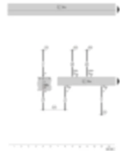 Wiring Diagram  SKODA OCTAVIA II 2009 - Parking aid control unit - fuse holder