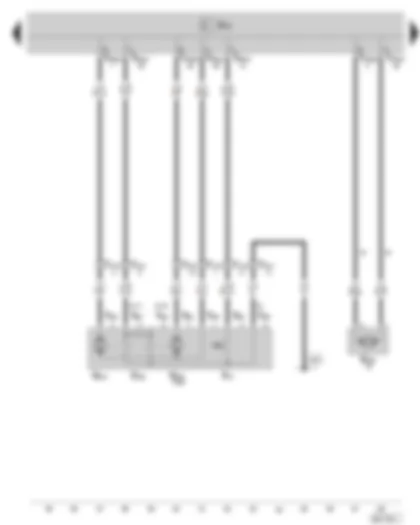 Wiring Diagram  SKODA OCTAVIA II 2013 - Central locking lock unit - rear left - tank filler flap locking motor