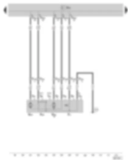 Wiring Diagram  SKODA OCTAVIA II 2012 - Central locking lock unit - rear right
