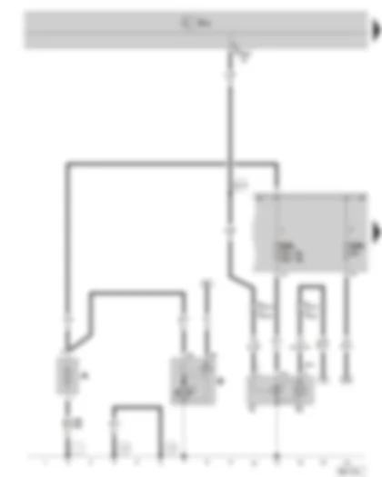 Wiring Diagram  SKODA OCTAVIA II 2010 - Battery - starter - alternator - E box
