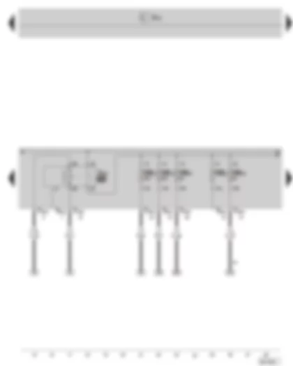 Wiring Diagram  SKODA OCTAVIA II 2013 - Diesel direct injection system relay - E box