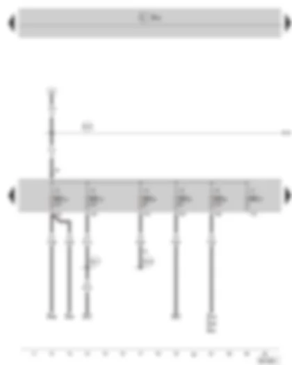 Wiring Diagram  SKODA OCTAVIA II 2011 - Fuse holder