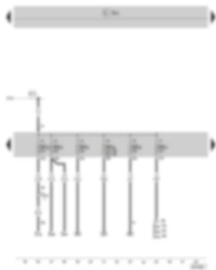 Wiring Diagram  SKODA OCTAVIA II 2011 - Fuse holder