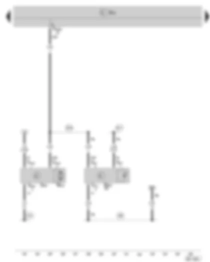 Wiring Diagram  SKODA OCTAVIA II 2011 - Windscreen wiper motor driver