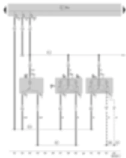 Wiring Diagram  SKODA OCTAVIA II 2011 - Front interior light - rear reading light