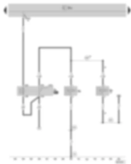 Wiring Diagram  SKODA OCTAVIA II 2011 - Horn - horn relay