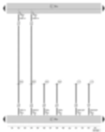 Wiring Diagram  SKODA OCTAVIA II 2011 - Data bus diagnostic interface