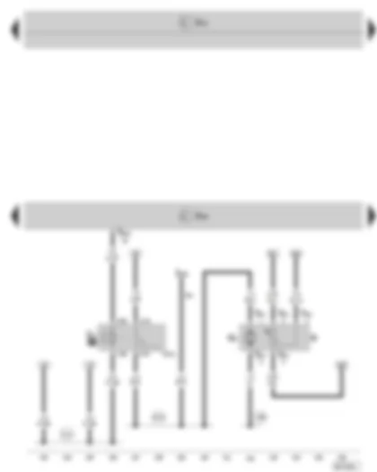 Wiring Diagram  SKODA OCTAVIA II 2012 - Diesel direct injection system control unit - fuel gauge sender - fuel pump - fuel pump relay