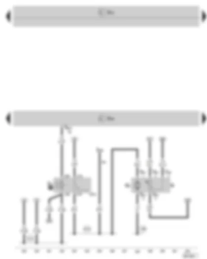 Wiring Diagram  SKODA OCTAVIA II 2013 - Diesel direct injection system control unit - fuel gauge sender - fuel pump - fuel pump relay