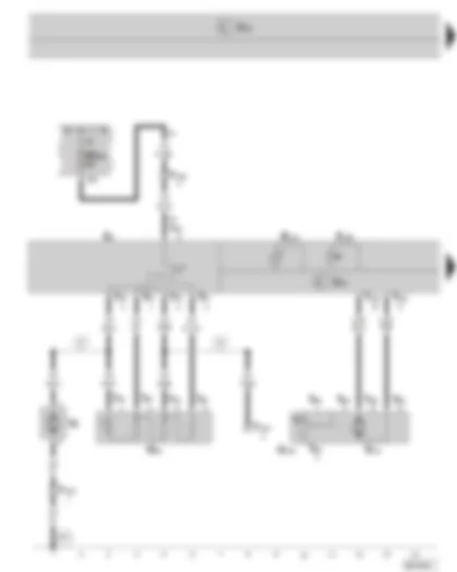 Wiring Diagram  SKODA OCTAVIA II 2013 - Air conditioning system control unit - fresh air blower - fresh air and recirculated air flap control motor - fuse holder