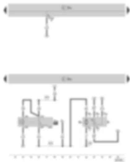 Wiring Diagram  SKODA OCTAVIA II 2011 - Additional heater control unit - fuel pump relay for additional heater - fuel pump