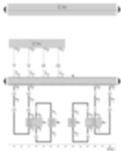 Wiring Diagram  SKODA OCTAVIA II 2011 - Radio - front loudspeaker