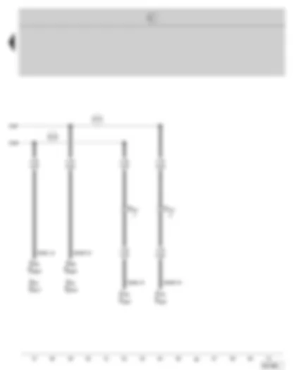 Wiring Diagram  SKODA OCTAVIA II 2008 - Connection for: Seat adjustment control unit with memory - air conditioning system control unit - Climatronic control unit