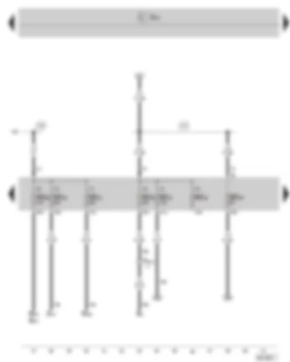 Wiring Diagram  SKODA OCTAVIA II 2011 - Fuse holder