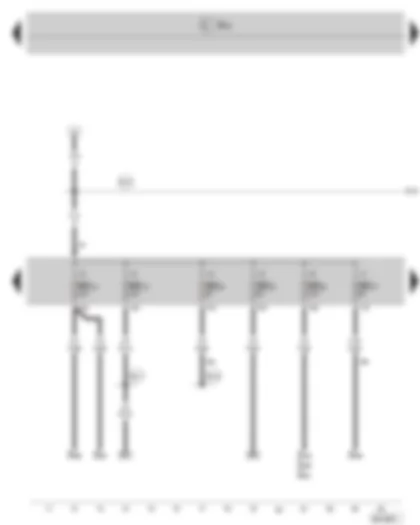 Wiring Diagram  SKODA OCTAVIA II 2011 - Fuse holder
