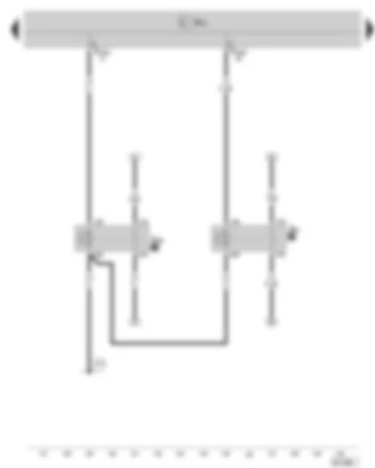 Wiring Diagram  SKODA OCTAVIA II 2011 - Terminal 15 voltage supply relay - X contact relief relay